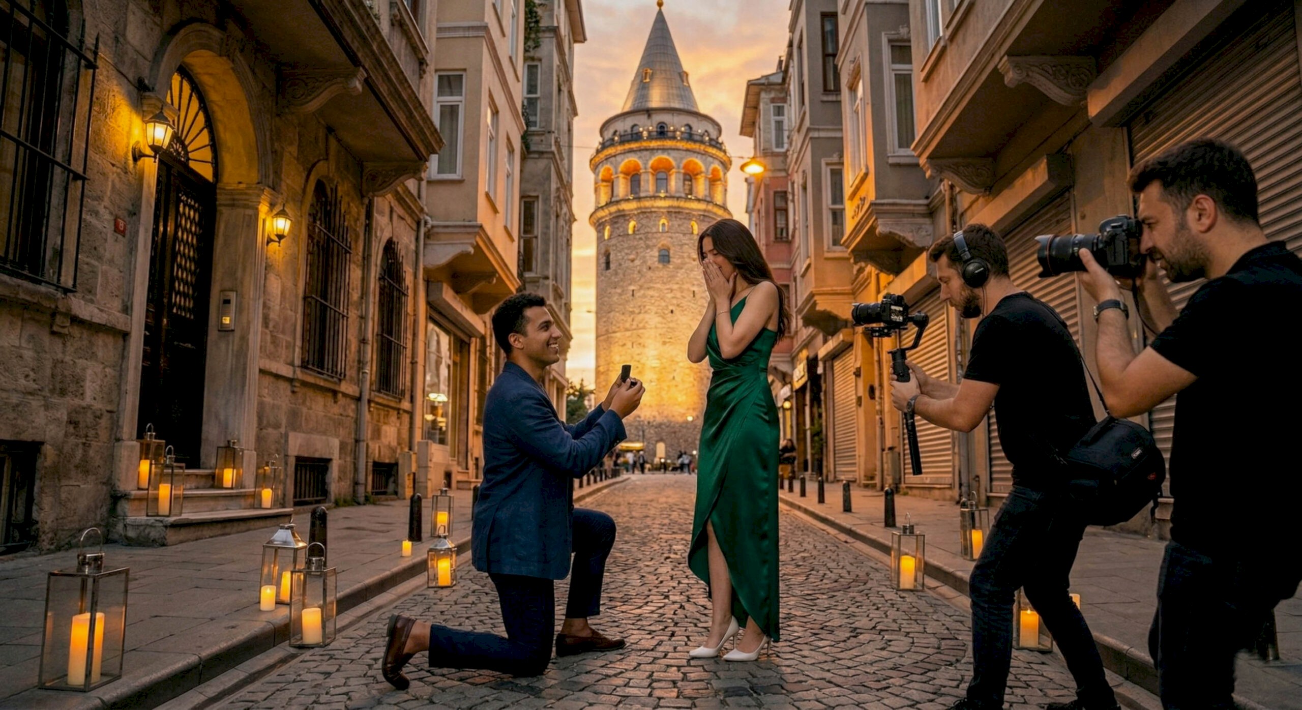 Evlilik Teklifi Çekimi